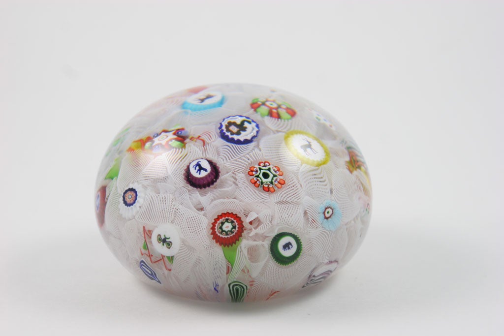 19th Century Antique Baccarat Paperweight For Sale